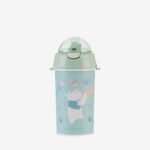 Kikka Boo Cup with silicone straw and strap Music Fest, 450 ml, mint