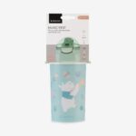 Kikka Boo Cup with silicone straw and strap Music Fest, 450 ml, mint