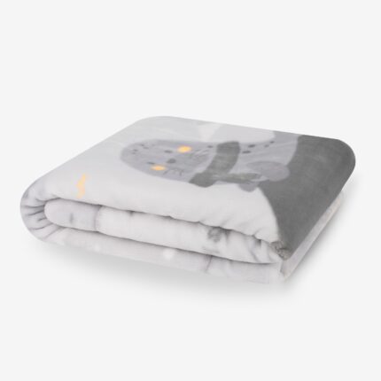 Kikka Boo Batanije dy-shtresore sherpa Seally Me, 110 x 140 cm, gri