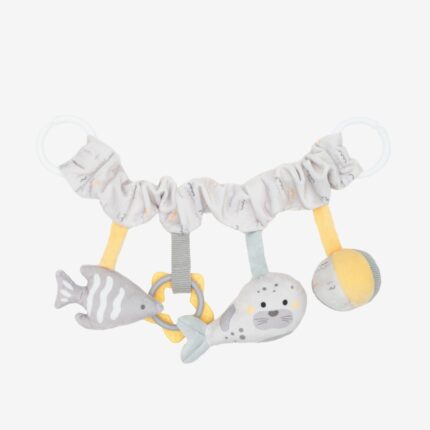 Kikka Boo Мека верига со играчки за количка Seally Me, 27 cm