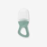 Kikka Boo Силиконска цуцла за овошје Platinum Silicone, Sage (минт)
