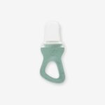 Kikka Boo Силиконска цуцла за овошје Platinum Silicone, Sage (минт)