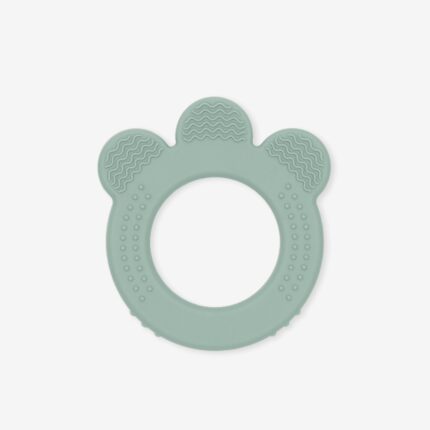 Kikka Boo Silicone teether Platinum Silicone with 3 textures, Sage (mint)
