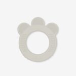 Kikka Boo Силиконска глодалка Platinum Silicone со 3 текстури, Sand (крем)