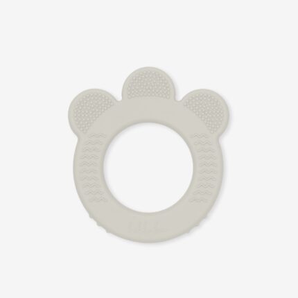Kikka Boo Silicone teether Platinum Silicone with 3 textures, Sand (cream)