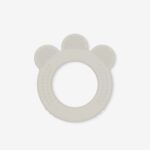 Kikka Boo Силиконска глодалка Platinum Silicone со 3 текстури, Sand (крем)