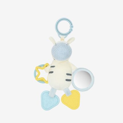 Kikka Boo Soft activity toy Stripy Friends with teethers and mirror