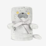 Kikka Boo Blanket with 3D toy Seally Me in a gift box, 75 x 100 cm