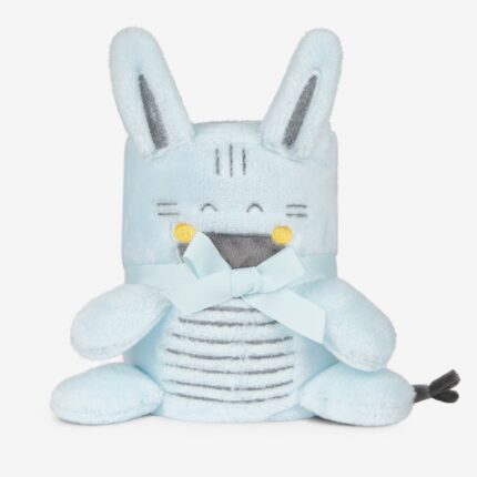 Kikka Boo Blanket with 3D toy Stripy Friends in a gift box, 75 x 100 cm