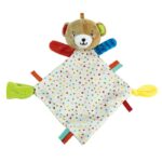 Clementoni Baby Мека играчка-ќебенце мече Lovely Bear со глодалка