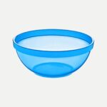 Babyjem Set of 3 deep feeding bowls in blue, red and yellow