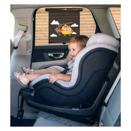 FreeON Car sun shade roller blind, fox, 2 pieces
