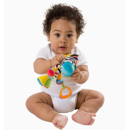 Playgro Zoe the Zebra pram toy from the Activity Friend series