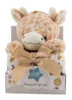 Free2Play Plush giraffe Hoppy with blanket, gift set