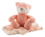 Free2Play Plush fox Nory with blanket, gift set