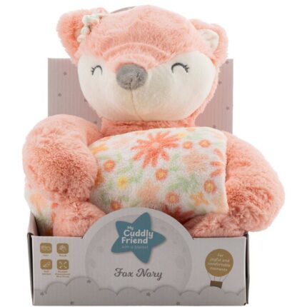 Free2Play Plush fox Nory with blanket, gift set