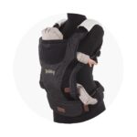 Chipolino Bobby baby carrier, 3 positions, ebony (black)