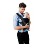 Chipolino Bobby baby carrier, 3 positions, ebony (black)