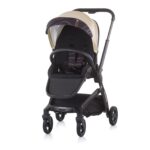 Chipolino Emotion 3-in-1 baby stroller with car seat, gold
