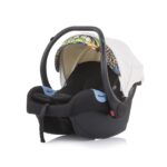 Chipolino Emotion 3-in-1 baby stroller with car seat, white/graffiti