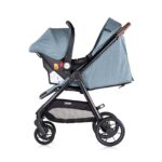 Karrocë për bebe Chipolino Ultera 2 në 1 me karrige makine i-Size, borzilok