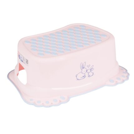 Chipolino Little Bunnies climbing step stool (bunnies), pink