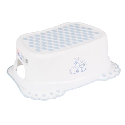 Chipolino Little Bunnies climbing step stool (bunnies), white