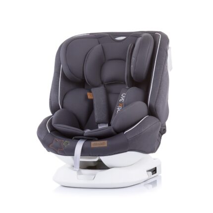 Chipolino Rotix 360° car seat with ISOFIX, 0–36 kg, grey (mist)