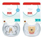 NUK Disney Цуцла лажалка Perfect Match Air Вини Пу, 0–6 месеци