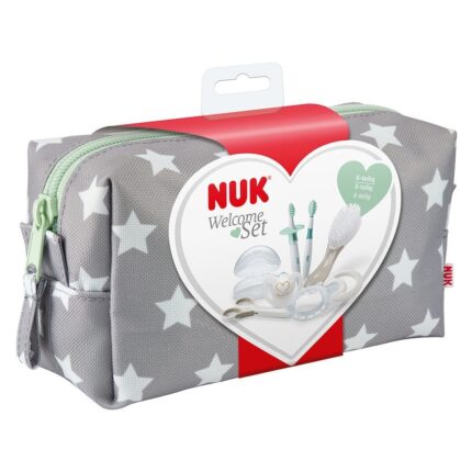 NUK Welcome set për kujdesin dhe higjienën e bebes, 7 produkte në çantë