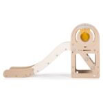 Kids' slide 170 cm Chipolino Duck with basket, beige