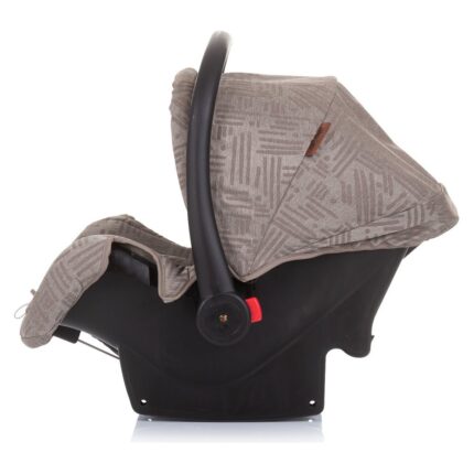 CHIPOLINO Aspen car seat/carrycot 0-13 kg with stroller adapters, sand, STKAS02303SA