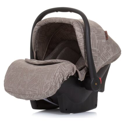 CHIPOLINO Aspen car seat/carrycot 0-13 kg with stroller adapters, sand, STKAS02303SA