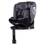 CHIPOLINO Clima Air 360° i-Size car seat with ISOFIX, heating and cooling, 40-150 cm, anthracite, STKCLA2504AN