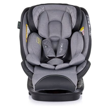 CHIPOLINO Hypnotic 360° i-Size car seat with ISOFIX, 40-150 cm, grey, STKHYP0252CL