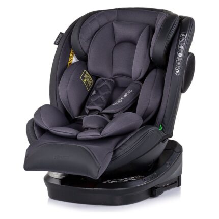 CHIPOLINO Hypnotic 360° i-Size car seat with ISOFIX, 40-150 cm, anthracite, STKHYP0253AN