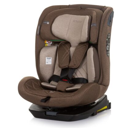 CHIPOLINO X-Factor 360° i-Size car seat with ISOFIX, 40-150 cm, macadamia, STKXF0244MA