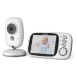 Video monitor për bebe CHIPOLINO Polaris me ekran LCD 3,2 inç, VIBEFP241SI