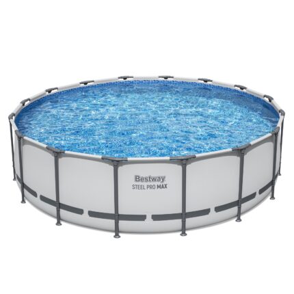 Bestway Pishinë me skelet metalik, 488 x 122 cm