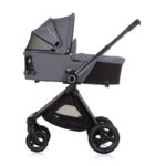 Karroca për bebe Chipolino Elite 3 në 1, Granite (gri)