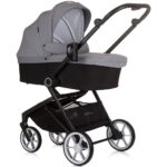 Chipolino Linea 3-in-1 baby stroller, Ash (grey)