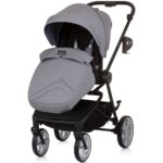 Chipolino Linea 3-in-1 baby stroller, Ash (grey)