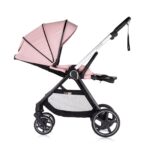 Karrocë për bebe Chipolino Marbella 3 në 1, rozë pudër
