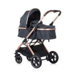 Karrocë kombinuese CHIPOLINO Zara 2 në 1, deri në 22 kg, antracit, KKZAT02201AN