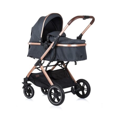 CHIPOLINO Zara 2-in-1 combi stroller, up to 22 kg, anthracite, KKZAT02201AN