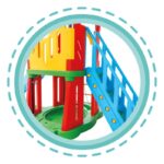 Pilsan Large Slide with 3 Swings