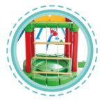 Pilsan Large Slide with 3 Swings