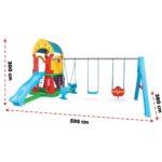 Pilsan Large Slide with 3 Swings